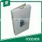 BOOK SHAPE RECTANGLE CARDBOARD FOOD PACKAGING BOXES WITH CUSTOM PRINTING AND LOGO