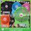 2016New Design Portable ElectricMini Fan 3 Speeds USB Mini Fan Strong Wind Rechargeable USB Led Fan