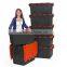 BX0667 30KG 55liter 560*390*325mm Custom storage stackable nestable plastic box with lid in China