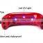 Amazon New Portable (395mm~405mm)6W Rainbow LED Lamp 6atts LED Nail Light mini nail LED dryer