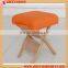 Promotional Solid Wood Spa Beauty Folding Stool for Message