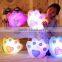 Wholesale led light color changing pillow, plush toys