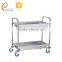 Stainless Steel Clearing Trolley with Deep Bowl