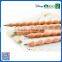 Funny Design Calabash Shaped Cedar Wooden HB Flexible Pencil for School or Artiest