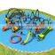 adventure outdoor amusement park fitness equipment with slides and climbs