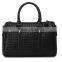 Popular Style Shoulder and Tota Handmade Knitted PU Leather Handbag