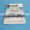 Magazine offset printing services with saddle stitch binding, A4 size, CMYK printing