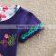 2 colors (TS220) Neat brand 2-6Y new design embroidery kids sets butterfly printed summer baby girls suits