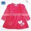 (H2005) Nova kids brand children long sleeve winter spring dress with corduroy children dresses