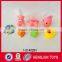 shantou new product eco-friendly soft plastic animal for baby bath toy 6pcs