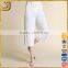SS16 Newest designs casual ladies' white high waist plain culotte