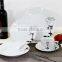 Porcelain dinnerware set with decal