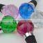 ball shape crystal wine stopper for party favors