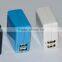 2016 high quality wireless portable usb charger with dual ports