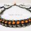 hot sale paracord duck call lanyard camo black and orange for hunting