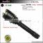Professional police 100w flashlight self defense flashlight with stainless steel attacking head