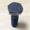 black finish hex head bolt