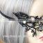 Black Lace flower butterfly mask half face women's accessories high quality mask