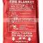 450GSM 1M*1M 100% Fiberglass White EN 1869:1997 Welding To Fiberglass Fire Extinguish Blanket
