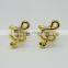 Music Gold Cufflinks & Tie clip with custom logo