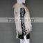 Western 2016 New Fashion Knitting Vest Rabbit Fur Tassel Shawl With Fur Collar