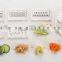 multi-functional salad bowl with grater