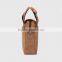 Special design brown business bag man genuine leather attache case new look on 2015