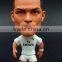 Collection figure plastic bobble head style world cup football player figurine