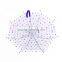 High quality plastic color umbrellas transparent