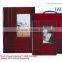 H&B Hot Sales Red /white Leather Cover Memories Photo Albums