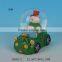For 2016 christmas party decoration,resin christmas water globe with reindeer figurine