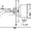 Rotating paddle silo level sensor