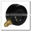 High quality black steel brass internal economic types of vacuum meter