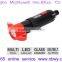 8 in 1 Portable multi-screwdriver with led Flashlight Car Emergency Safety Hammer