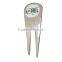 custom cheap golf divot tool,metal gold divot repair tool