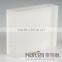 Pure White Translucent Marble Dining Table with Pure Color Marble Top Designs