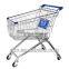 vogue corrosion protection Steel Wire Shopping Cart With Baby Seat