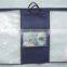 clear vinyl pvc zipper blanket bags for bedding