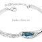 Fashion Sexy Crystal Chain Bracelet,Crystal charm Bangle Glitter Bracelet for Women, Luxury dazzling Austria Crystal bracelets