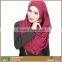 Green fashion viscose new designs muslim scarf womens hijab