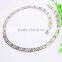 Factory price of mini bead set chain steel magnetic silver necklace