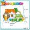 Hot-selling kids diy paper 3d oil painting puzzle jigsaw