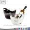 Acrylic oval ice tub wine Acrylic ice bucket for wine beer