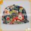 new fashion high quality 6 panel printed custom floral sanpback cap whoesale