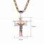 Atistic Amulet Charm Accessory Titanium Steel Bilayer Jesus Cross Christianity Church Pendant Punk Chain Necklaces For Christmas