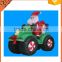 inflatable santa claus, inflatable santa on motorcycle for Christmas Decoration