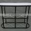 Promotional curved or straight aluminum 2*2 pop up advertising desk
