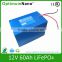 IEC62133 12v 60ah deep cycle lithium ion battery