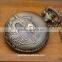 Round Retro Brass Fish Pocket Watch Analog Quartz dial Antique Necklace Watch