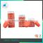 high quality different volumes red glass storage jar gaskets